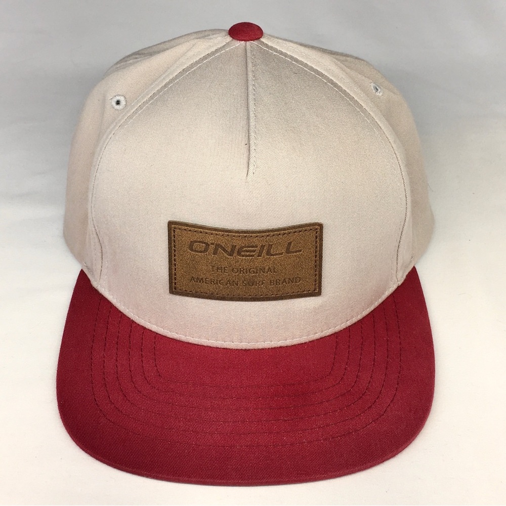 O'Neill Red and Cream Cap